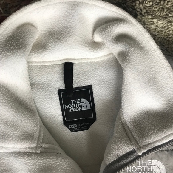 White and Gray North Face Jacket - Picture 4 of 7